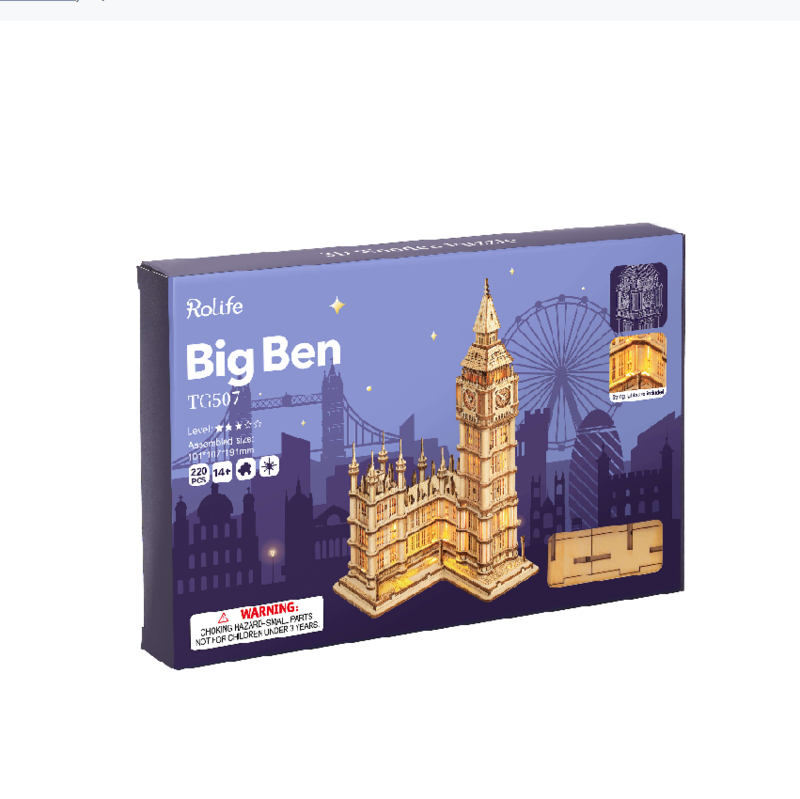 Big Ben packaging