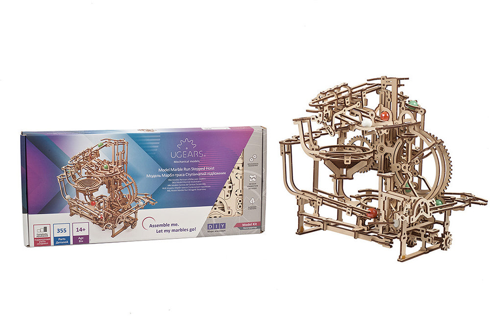 Stepped Hoist Marble Run