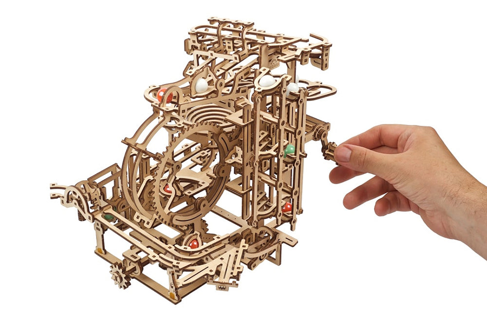 Stepped Hoist Marble Run