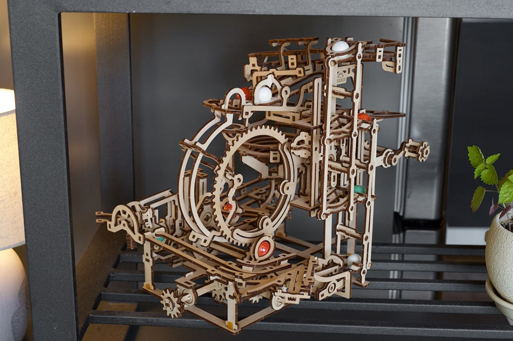 Stepped Hoist Marble Run