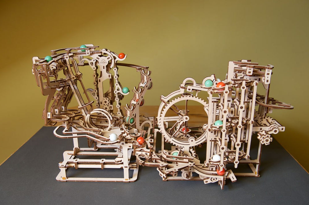 Stepped Hoist Marble Run