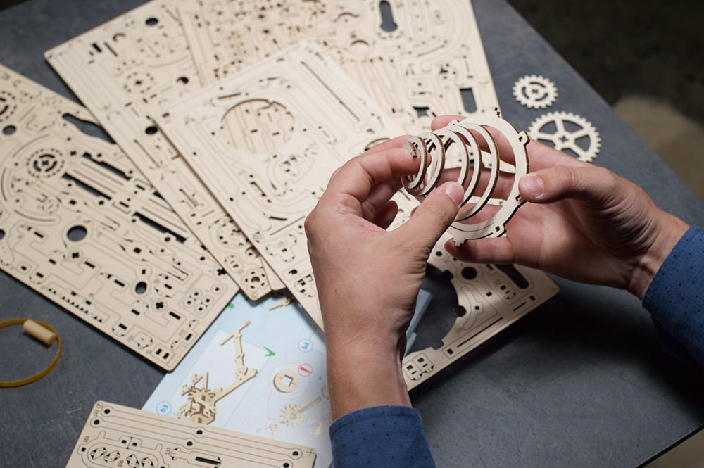 Stepped Hoist Marble Run