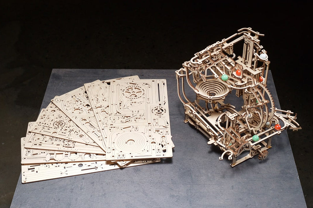 Stepped Hoist Marble Run