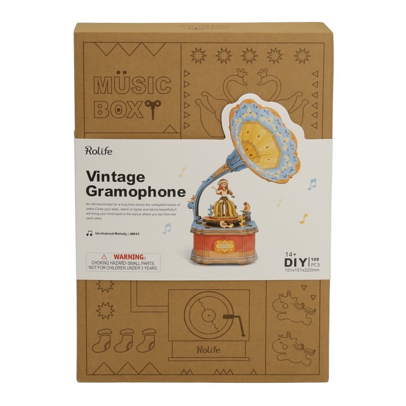 Vintage Gramphone Box