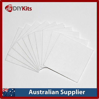 Microwave Kiln Glass Fusing Paper - 20 x 6cm square sheets