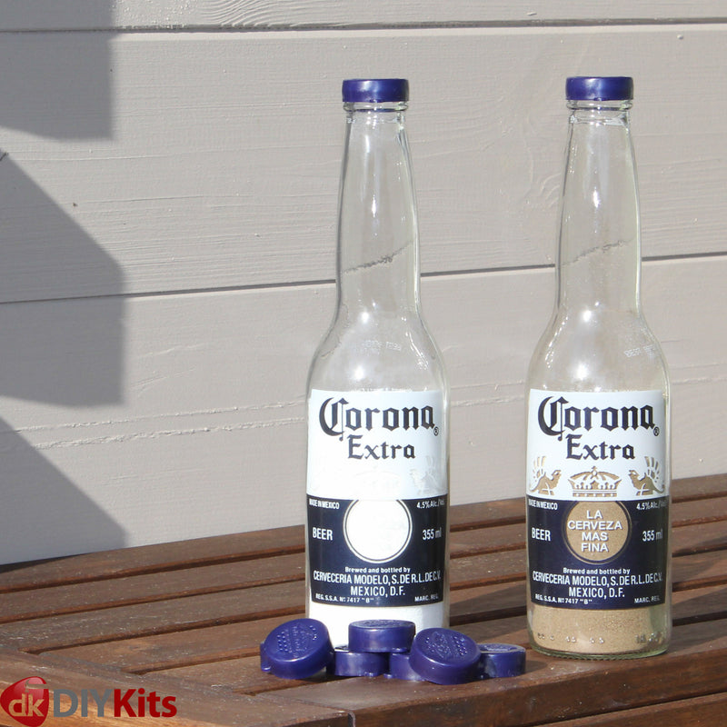 Corona and Bintang bottle caps