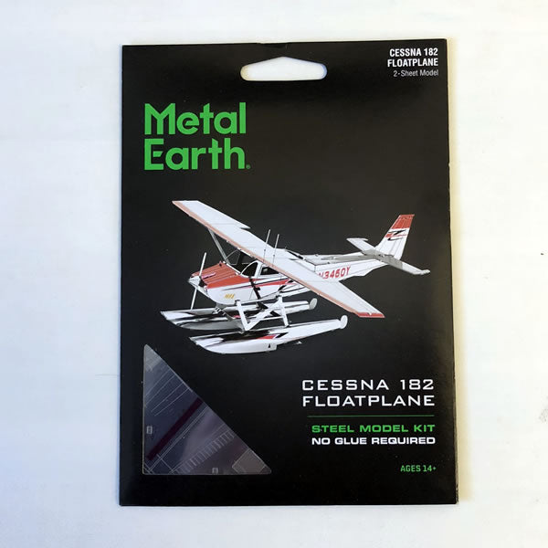 Metal Earth Cessna 182 Floatplane packaging