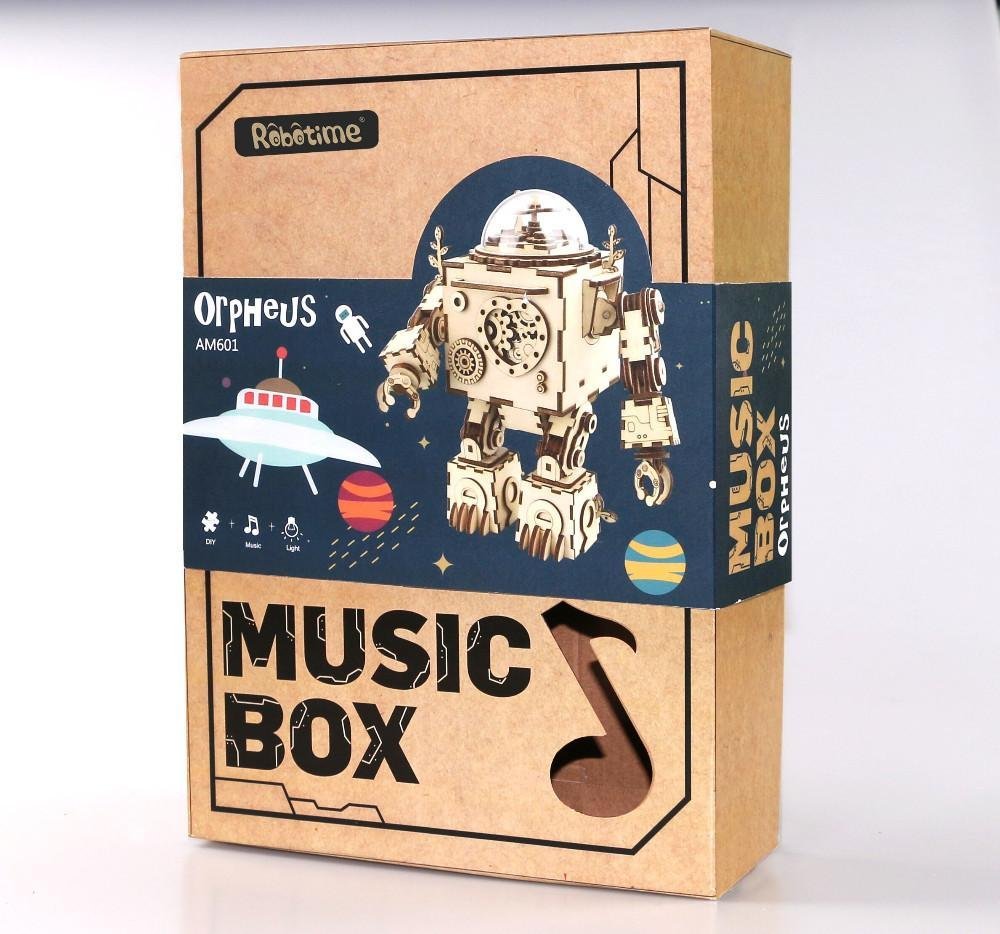 Robotime Australia: Orpheus Steampunk Music Box – DIY Kits
